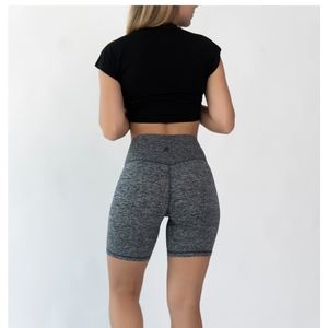 Ptula Bare 6" short in Black Marl